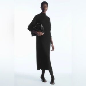 COS longline merino dress size S